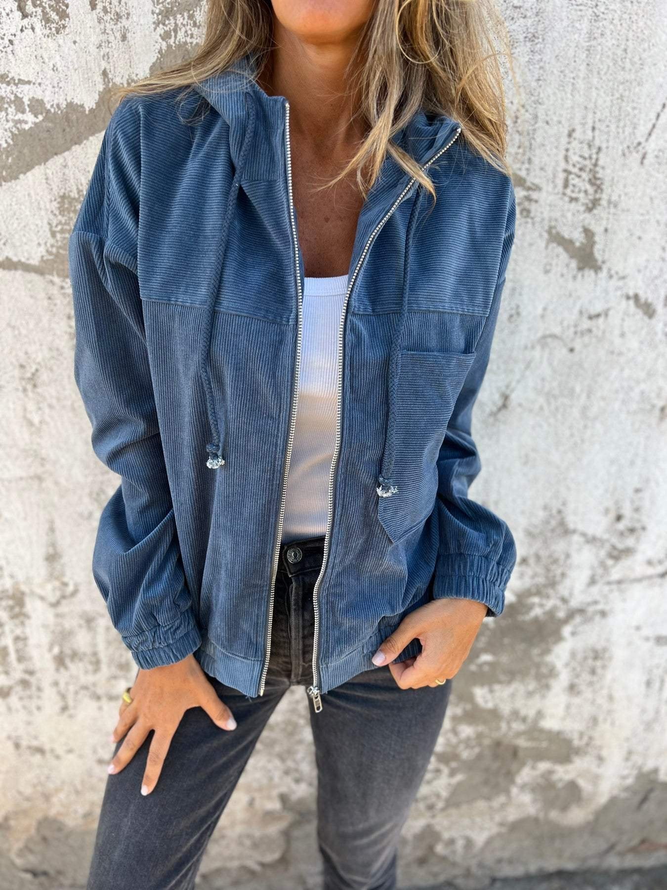 Veste chic casual avec poches pratiques