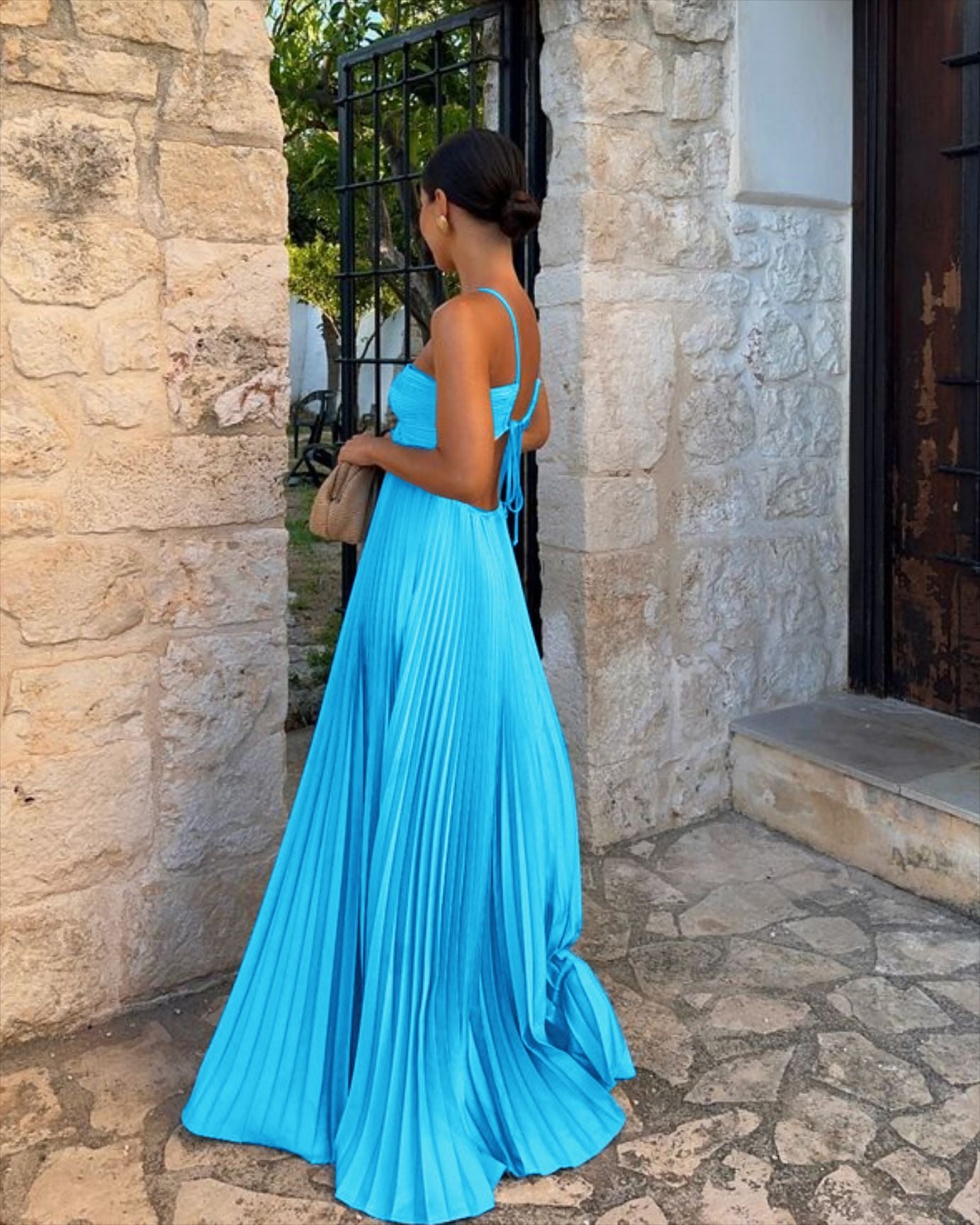 Robe élégante sans manches, soirée & événement