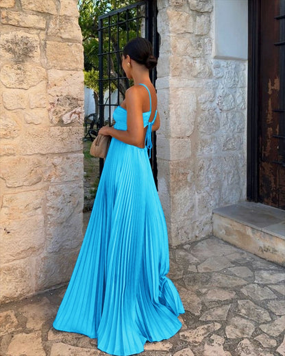Robe élégante sans manches, soirée & événement