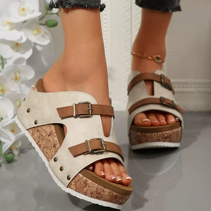 Chaussures d’été élégantes à bride réglable