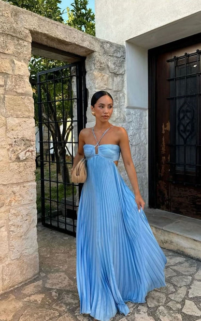 Robe élégante sans manches, soirée & événement