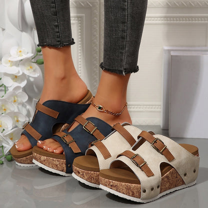 Chaussures d’été élégantes à bride réglable