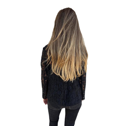 Chemise-veste mode en dentelle féminine