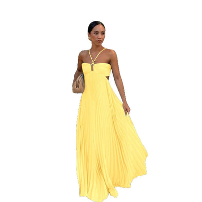 Robe élégante sans manches, soirée & événement